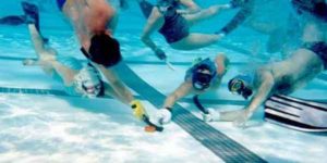 under water hockey